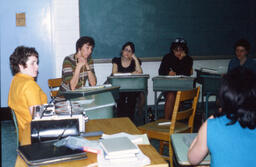 Students in class