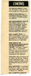 Concerts: Paul Plimley Octet: Au Revoir Performance