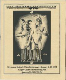 High Performance Rodeo: 7th Annual Festival of New Performance