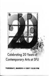 Celebrating 20 Years of Contemporary Music at SFU