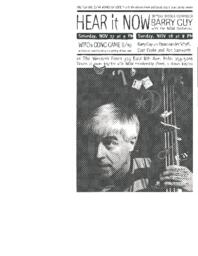 HEAR it NOW: Barry Guy with the NOW Orchestra