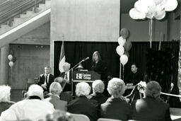 Official opening of Birch Building: 