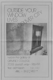 Outside Your Window Lives Vancouver City: A photographic exhibition