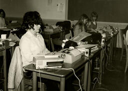 Women typing