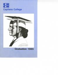 Graduation 1985 information pamphlet