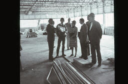 Construction site tour, Lynnmour campus