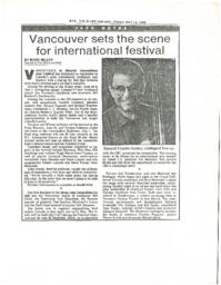Vancouver sets the scene for international festival