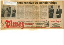 18 Students Receive 21 Scholarships: Scholarships for 18 Students