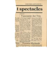 Vancouver Art Trio