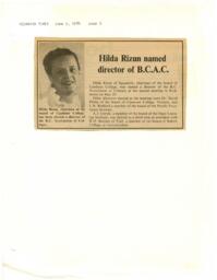 Hilda Rizun named director of B.C.A.C.