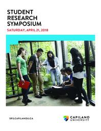 Student Research Symposium Program Guide 2018