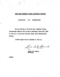 Notice of Meeting