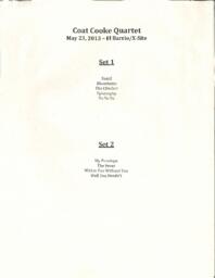 Coat Cooke Quartet: El Barrio/X-Site