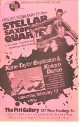 Stellar Saxophone Quartet: Kane-Taylor Explosion & Kokoro Dance