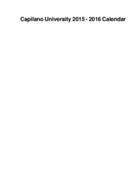 Calendar 2015-2016