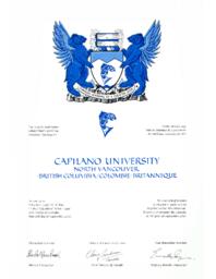 Capilano University coat of arms