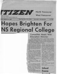 Hopes Bright for NS Regional College
