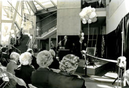 Official opening of Birch Building: 