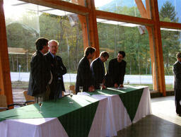 Tourism signing ceremony, Squamish Adventure Centre