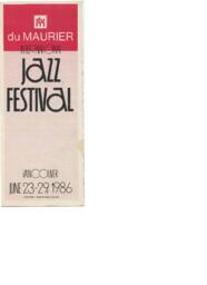 du MAURIER International Jazz Festival