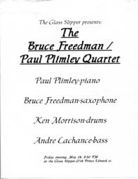 The Bruce Freedman / Paul Plimley Quartet