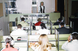 Students in the audio lab