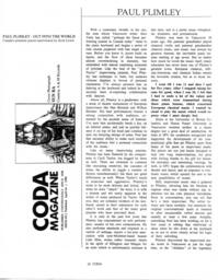 Out Into the World: Canada's premier pianist interviewed by Scott Lewis
