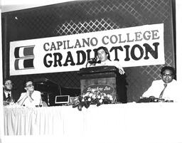 Tony Parsons speaking at grad
