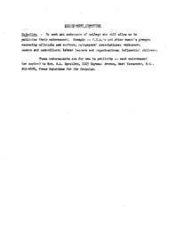 Endorsement Committee