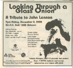 Looking Through a Glass Onion: A Tribute to John Lennon