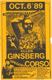 Spur O' The Mo' Event: Allen Ginsberg, Gregory Corso