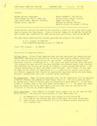 Open House Committee Meeting