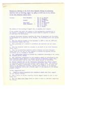 Meeting Minutes