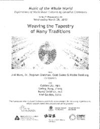 Weaving the Tapestry of Many Traditions: Music of the Whole World