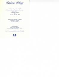 Graduation Invitation
