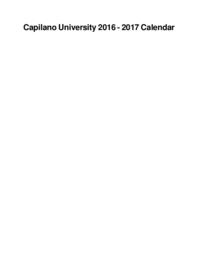 Calendar 2016-2017