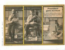 President gets dunked