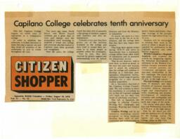 Capilano College celebrates tenth anniversary