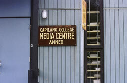 Media Centre Annex sign