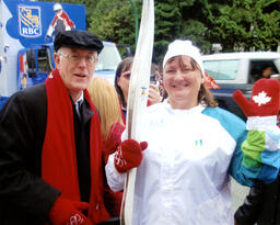 The Vancouver 2010 Olympic torch run