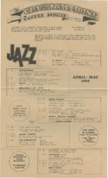 The Classical Joint: April/May Schedule