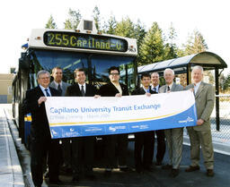 Capilano University transit exchange opening