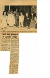 First class graduates at Capilano College