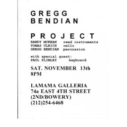Gregg Bendian Project