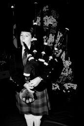 Graduation bagpiper