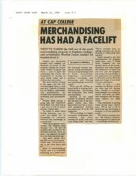 Merchandising has had a facelift: At Cap College
