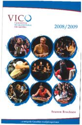 Vancouver Inter-Cultural Orchestra: 2008/2009 Season Brochure