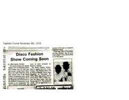Disco Fashion Show Coming Soon