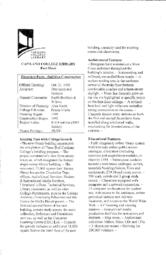 Capilano College library fact sheet