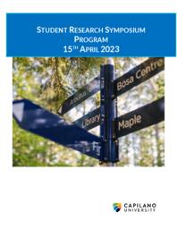 Student Research Symposium Program Guide 2023